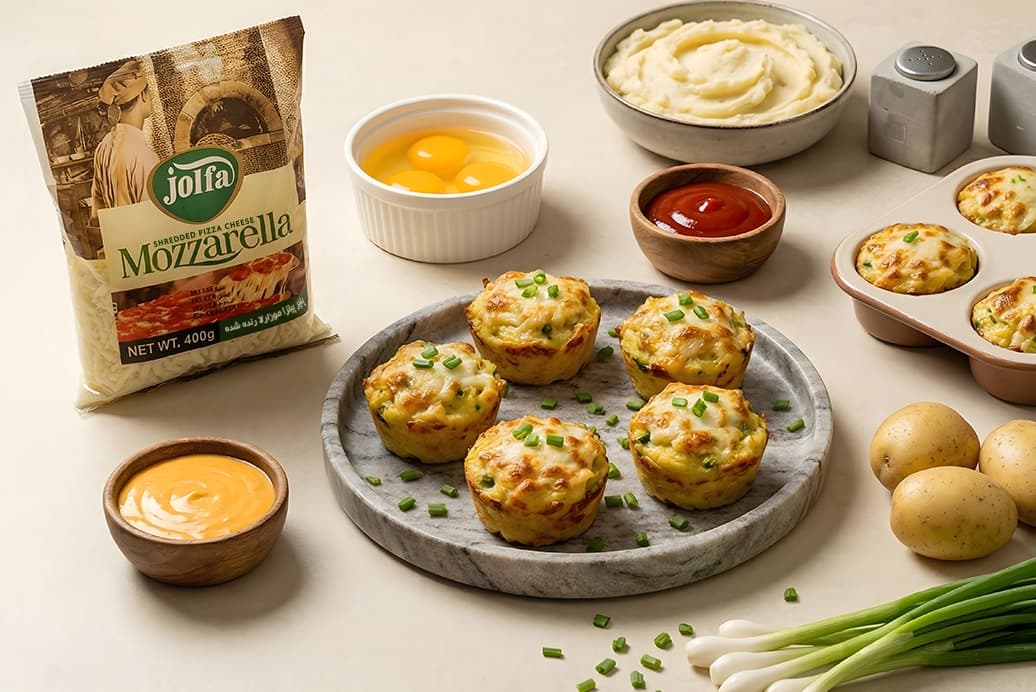 مافن البطاطس بالجبن 1