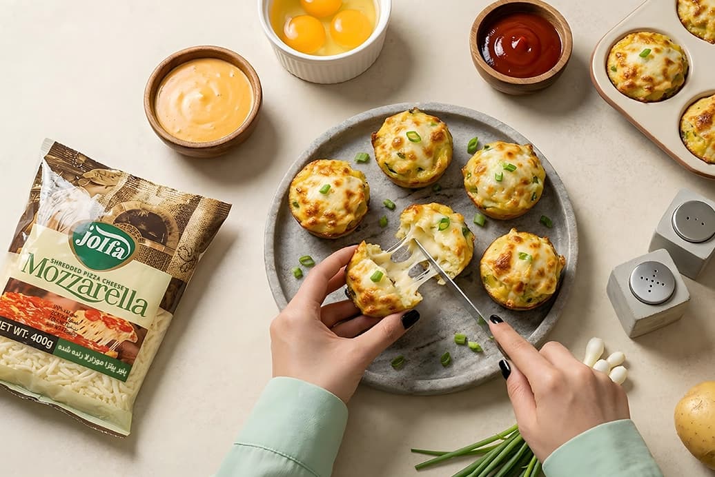 مافن البطاطس بالجبن