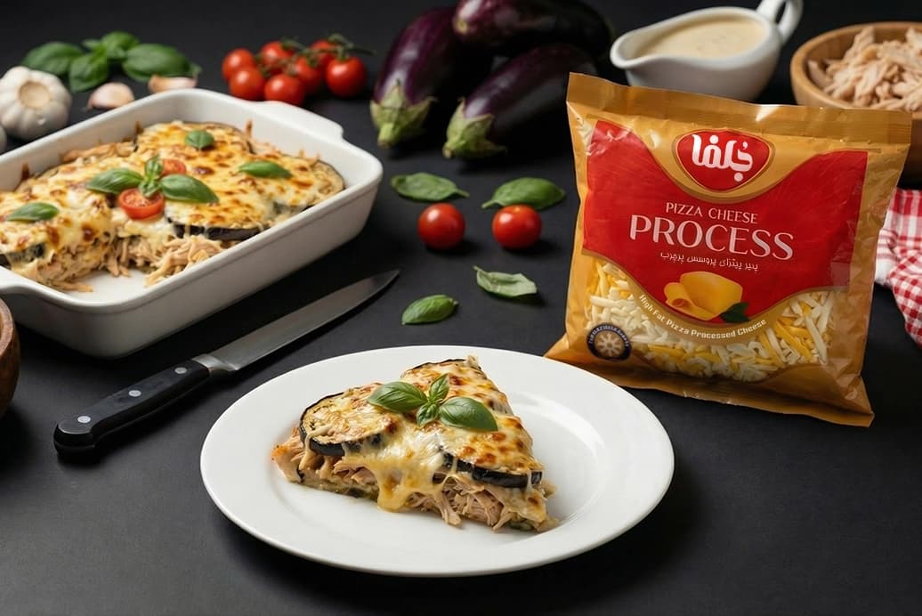 Гратен из курицы и баклажанов 1