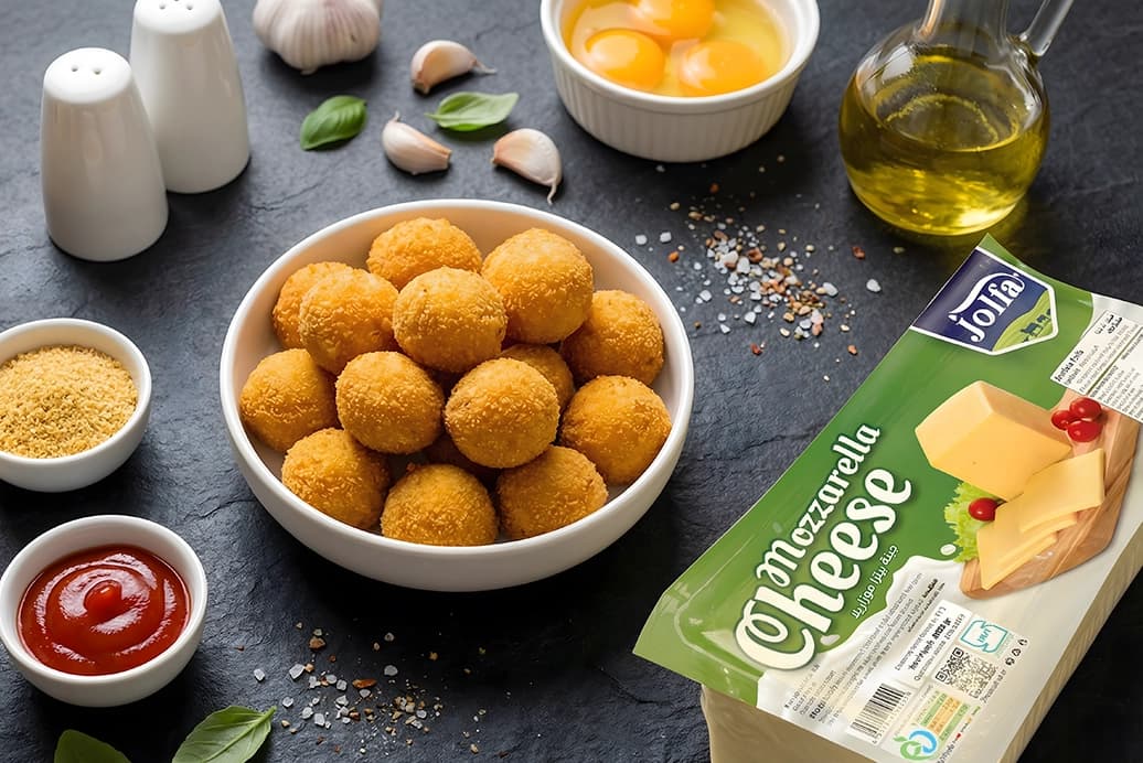 كرات البطاطس بجبنة الموزاريلا 1